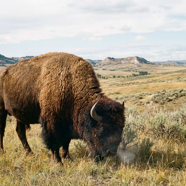 American Bison - 49 piece jigsaw puzzle | Animals