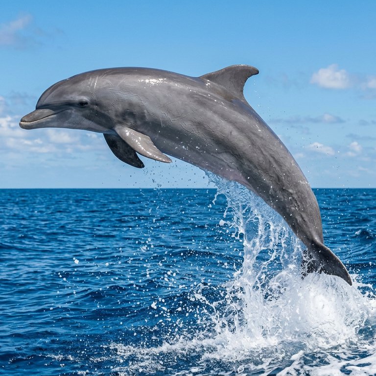 Dolphin Jumping - 25 piece jigsaw puzzle | Animals
