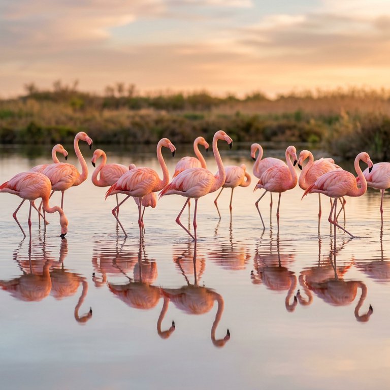 Flamingos - 49 piece jigsaw puzzle | Animals