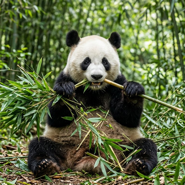 Giant Panda - 49 piece jigsaw puzzle | Animals