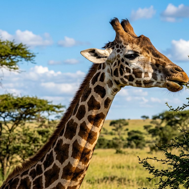 Giraffe - 49 piece jigsaw puzzle | Animals