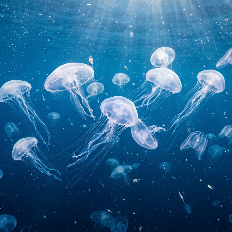 Jellyfish - 49 piece jigsaw puzzle | Animals
