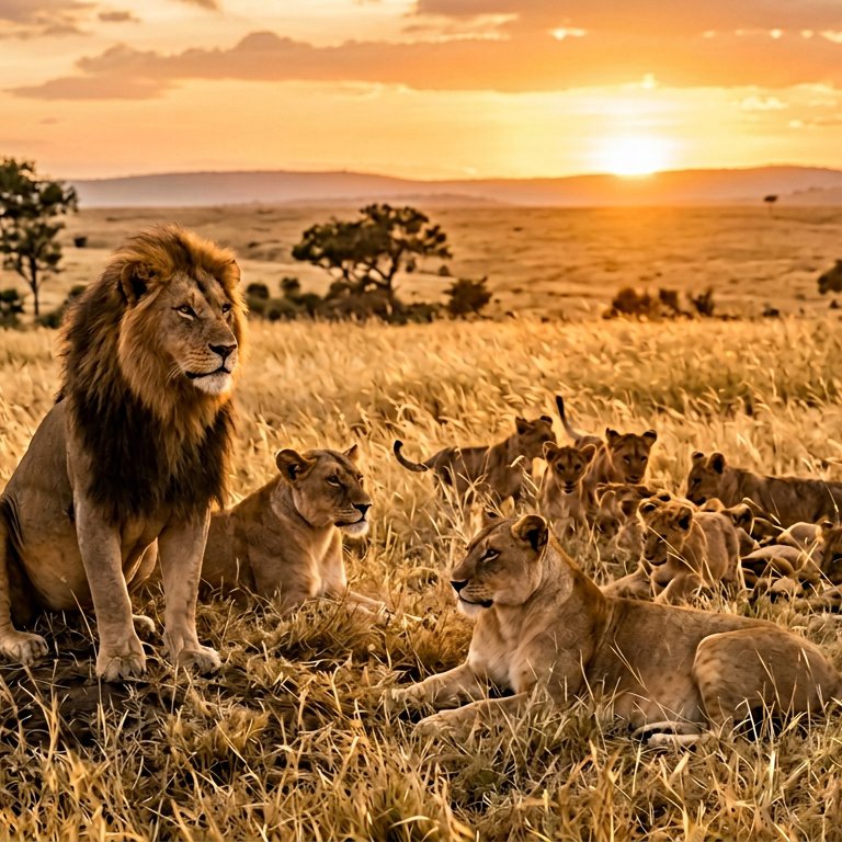 Lion Pride - 100 piece jigsaw puzzle | Animals