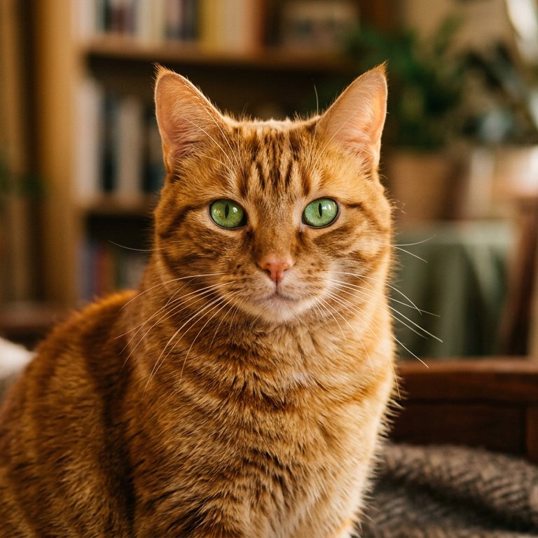 Orange Tabby Cat - 25 piece jigsaw puzzle | Animals