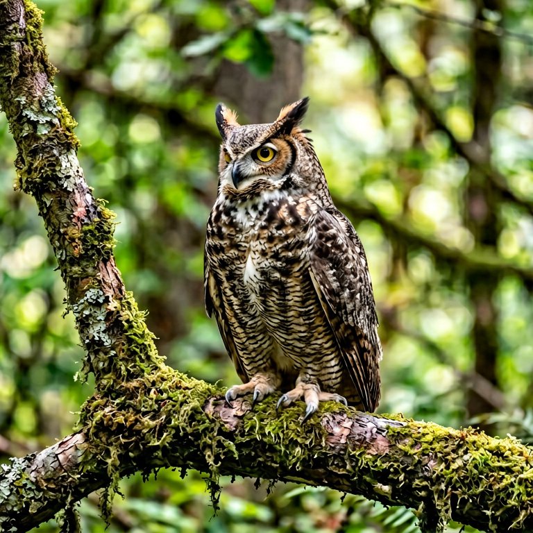 Owl in Forest - 100 piece jigsaw puzzle | Animals
