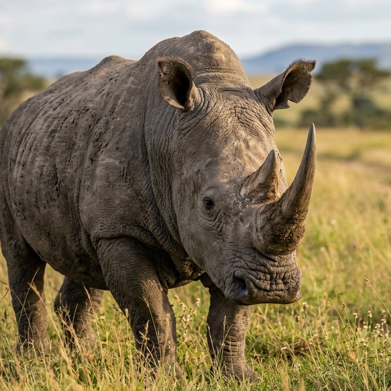 Rhinoceros - 49 piece jigsaw puzzle | Animals