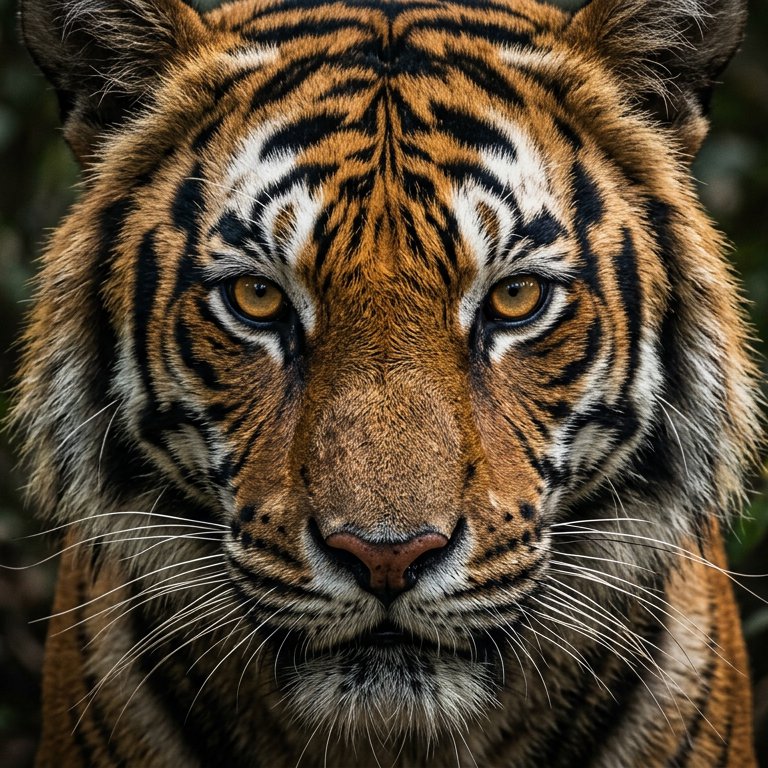 Tiger Portrait - 49 piece jigsaw puzzle | Animals