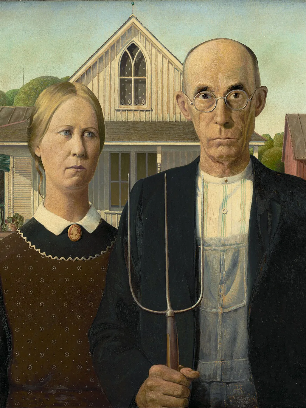 American Gothic - 49 piece jigsaw puzzle | Art
