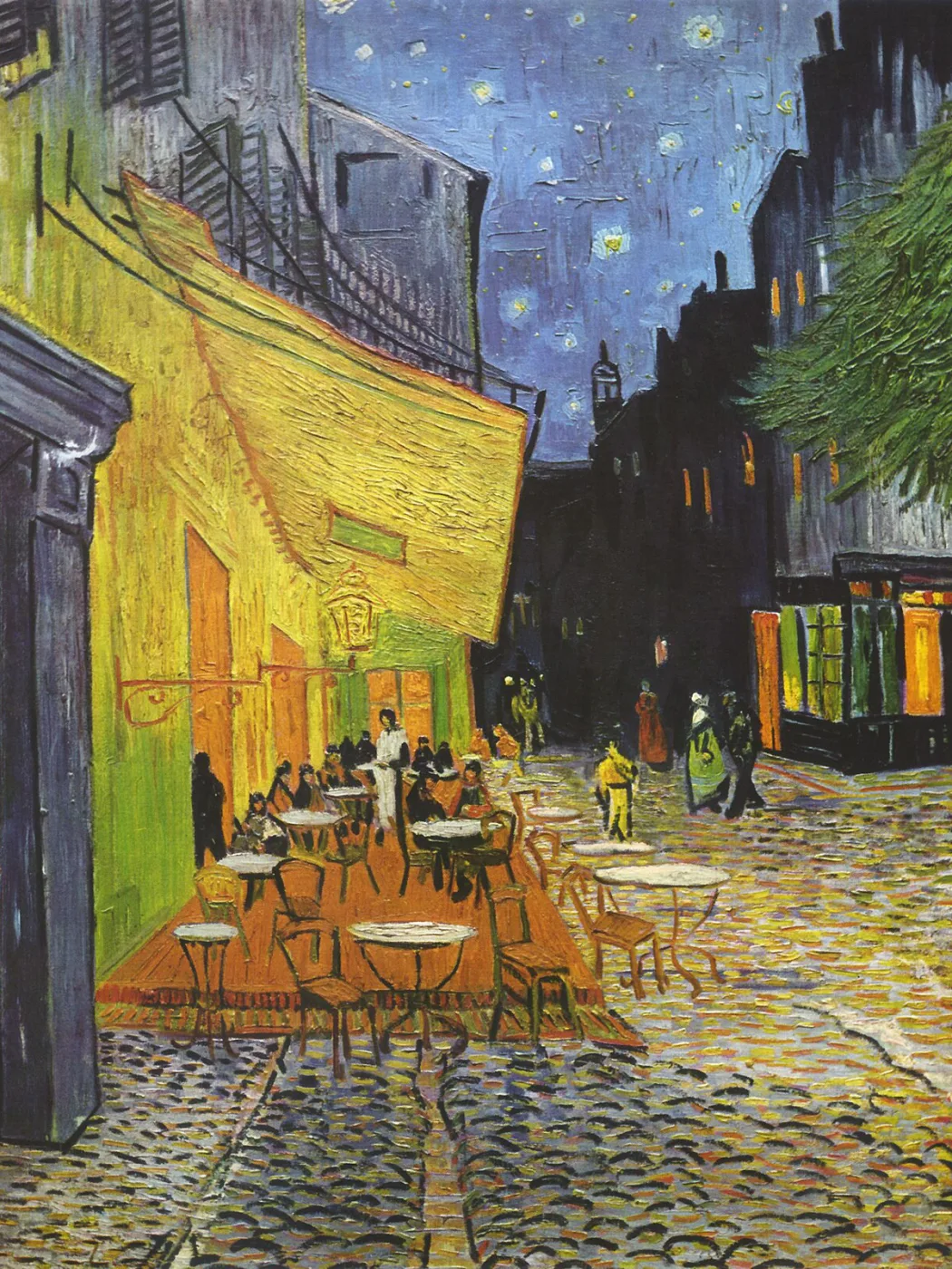 Café Terrace at Night - 100 piece jigsaw puzzle | Art