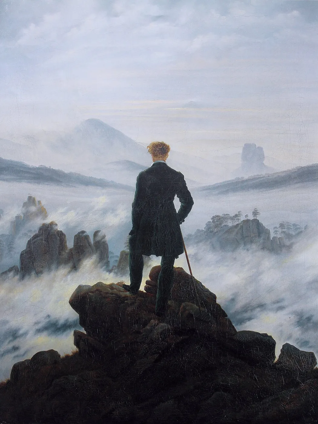 Wanderer Above the Sea of Fog - 100 piece jigsaw puzzle | Art