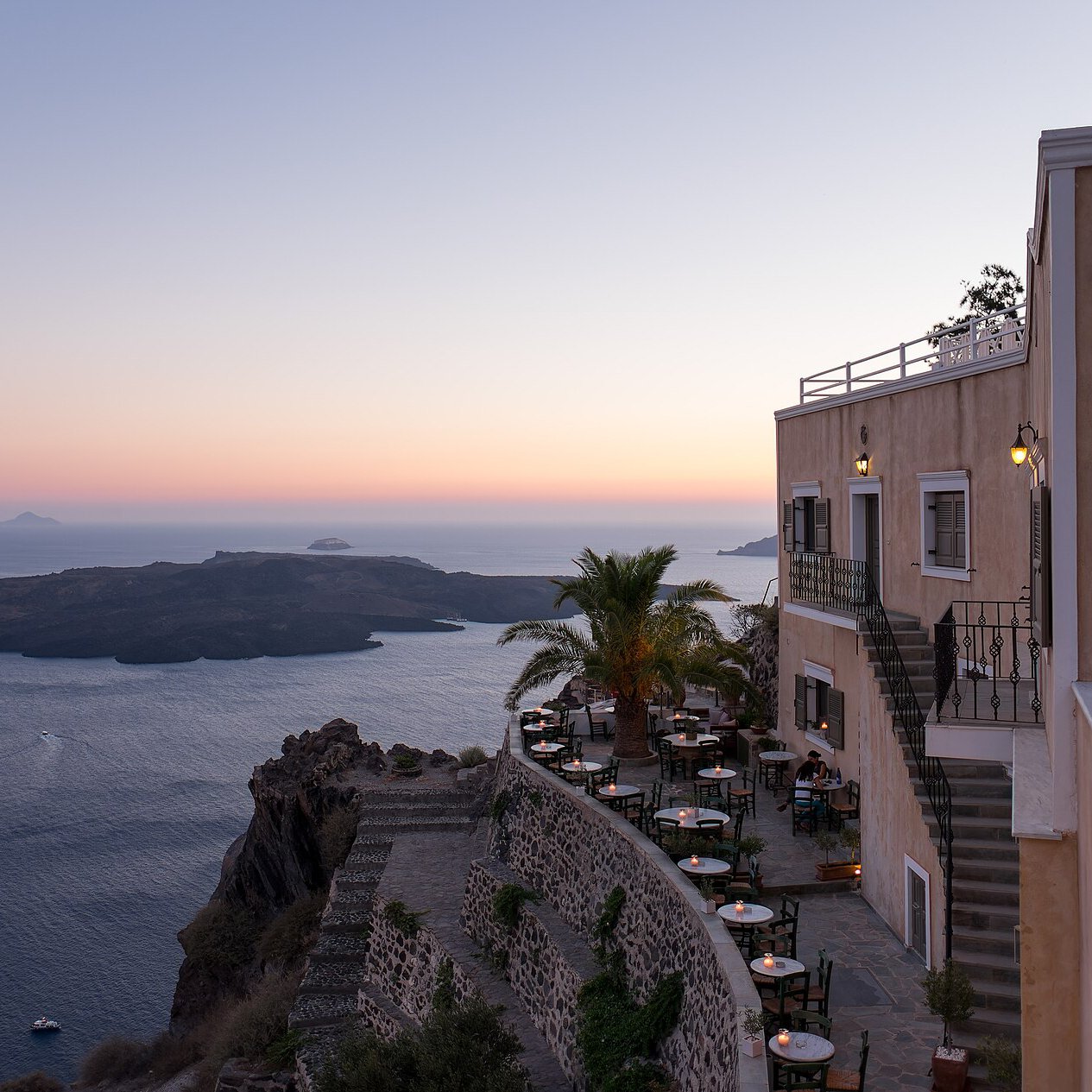 Santorini Sunset - 25 piece jigsaw puzzle | Cities