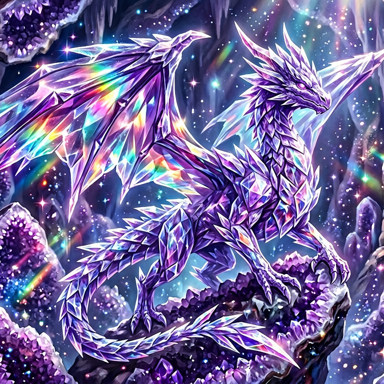 Crystal Dragon - 100 piece jigsaw puzzle | Fantasy