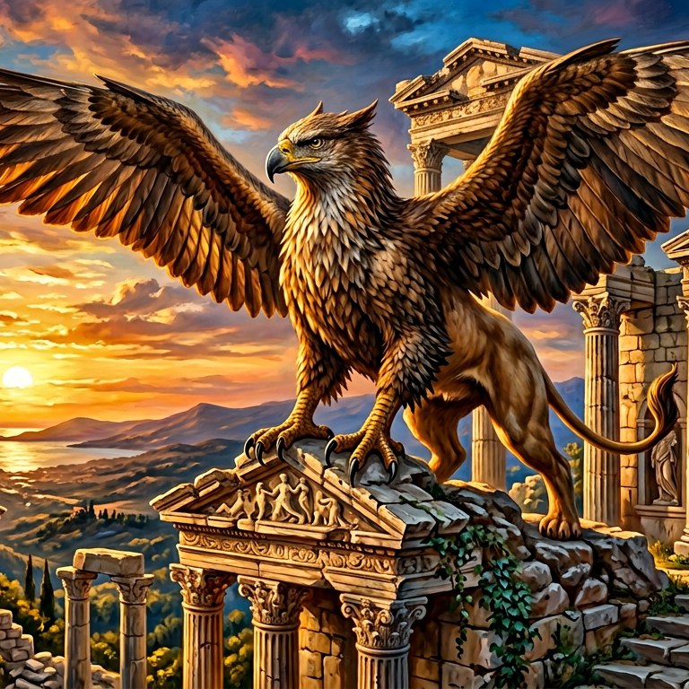 Griffin - 49 piece jigsaw puzzle | Fantasy