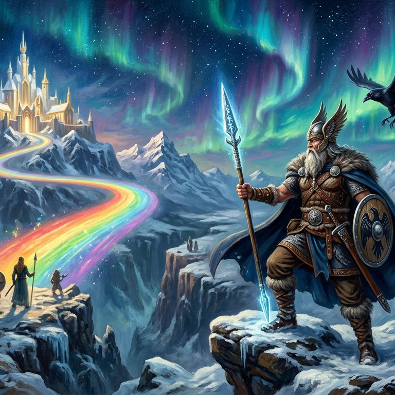 Norse Mythology - 225 piece jigsaw puzzle | Fantasy