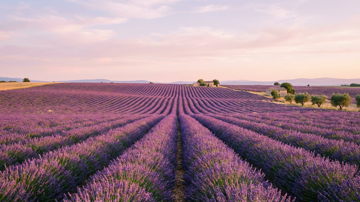 Lavender Field - 25 piece jigsaw puzzle | Flowers