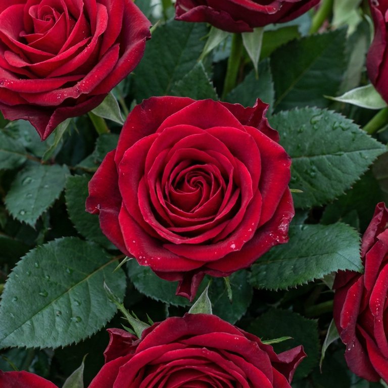 Red Roses Bouquet - 16 piece jigsaw puzzle | Flowers