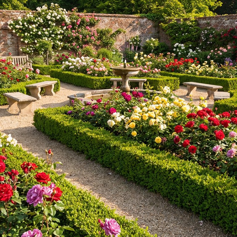 Rose Garden - 225 piece jigsaw puzzle | Flowers