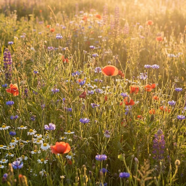 Wildflower Meadow - 49 piece jigsaw puzzle | Flowers