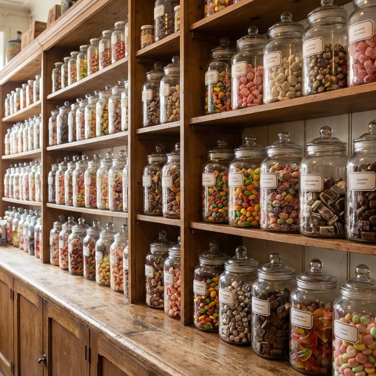 Candy Shop - 500 piece jigsaw puzzle | Food