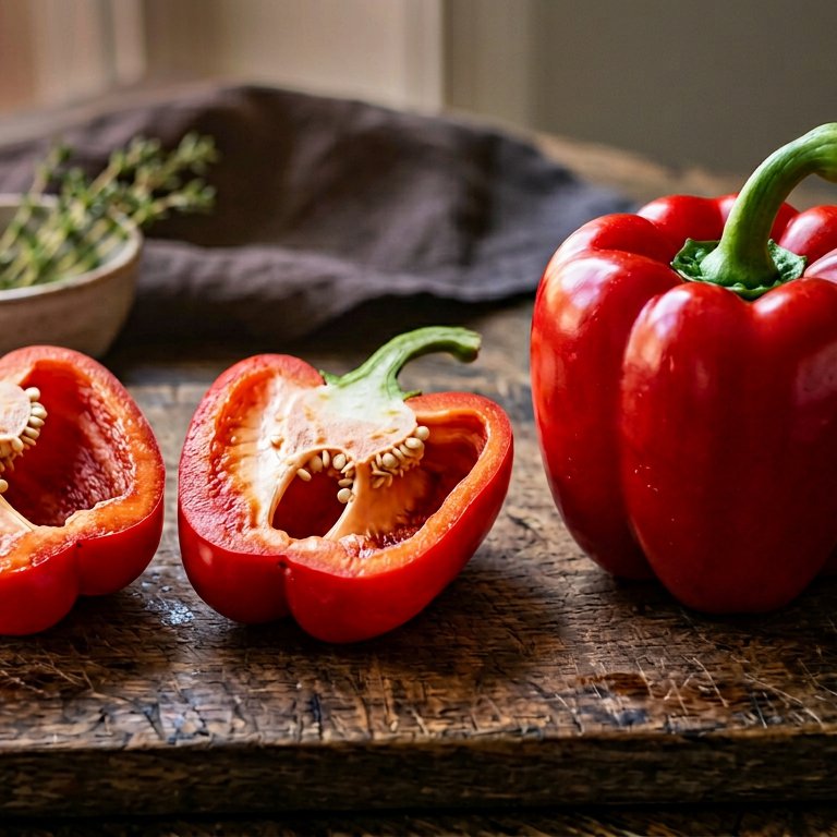 Red Bell Pepper - 9 piece jigsaw puzzle