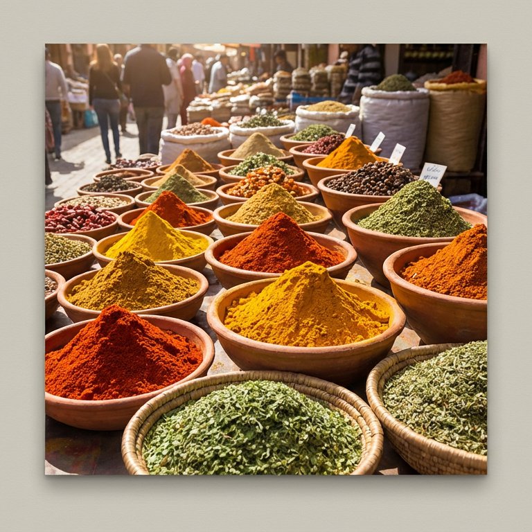 Spice Market - 225 piece jigsaw puzzle | Food