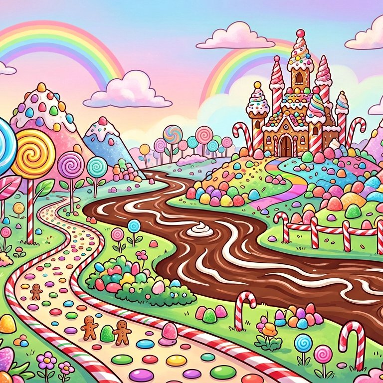 Candy Land - 25 piece jigsaw puzzle | Kids