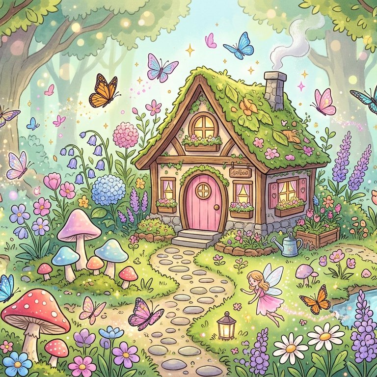 Fairy Garden - 16 piece jigsaw puzzle