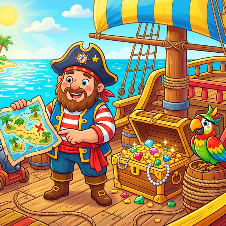Pirate Adventure - 9 piece jigsaw puzzle | Kids