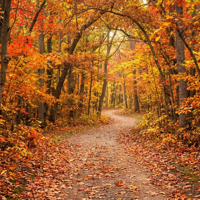 Autumn Forest Path - 16 piece jigsaw puzzle | Nature