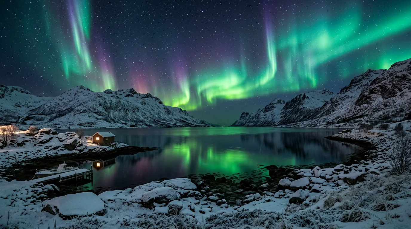 Nordlichter - 9 Teile Puzzle