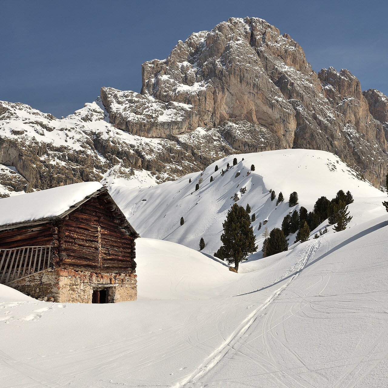 Snowy Mountain Peak - 49 piece jigsaw puzzle | Nature