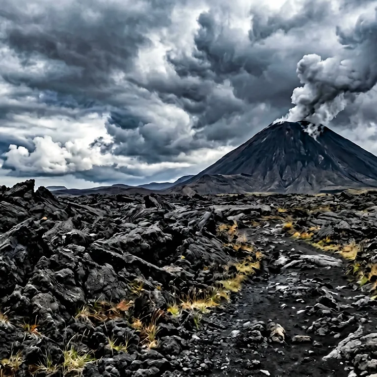 Volcanic Landscape - 100 piece jigsaw puzzle | Nature