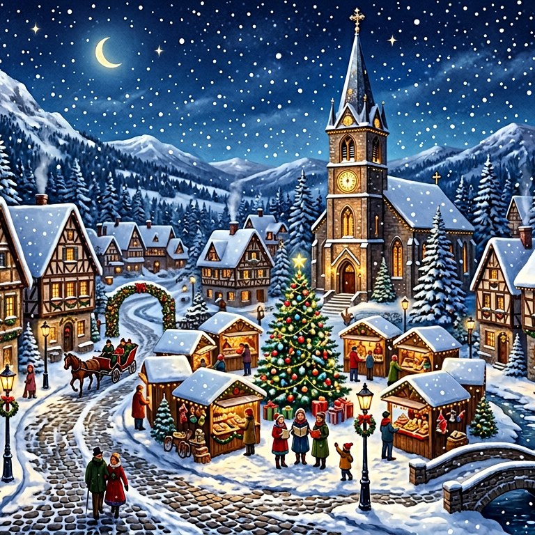 Christmas Village - 100 piece jigsaw puzzle | Seasons