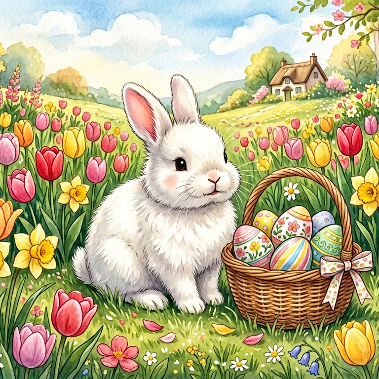 Easter Bunny - 25 piece jigsaw puzzle | Seasons