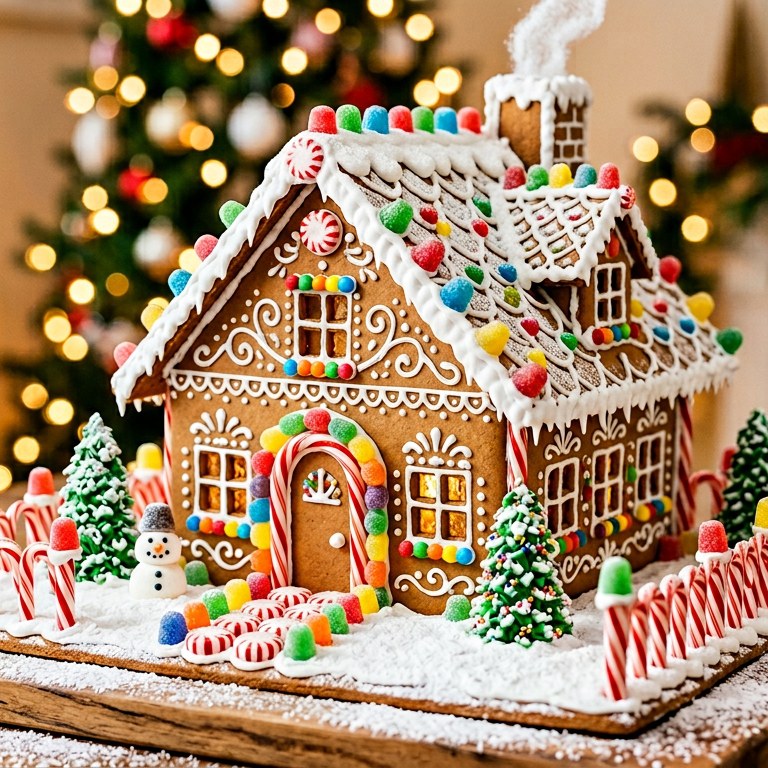Gingerbread House - 49 piece jigsaw puzzle | Seasons
