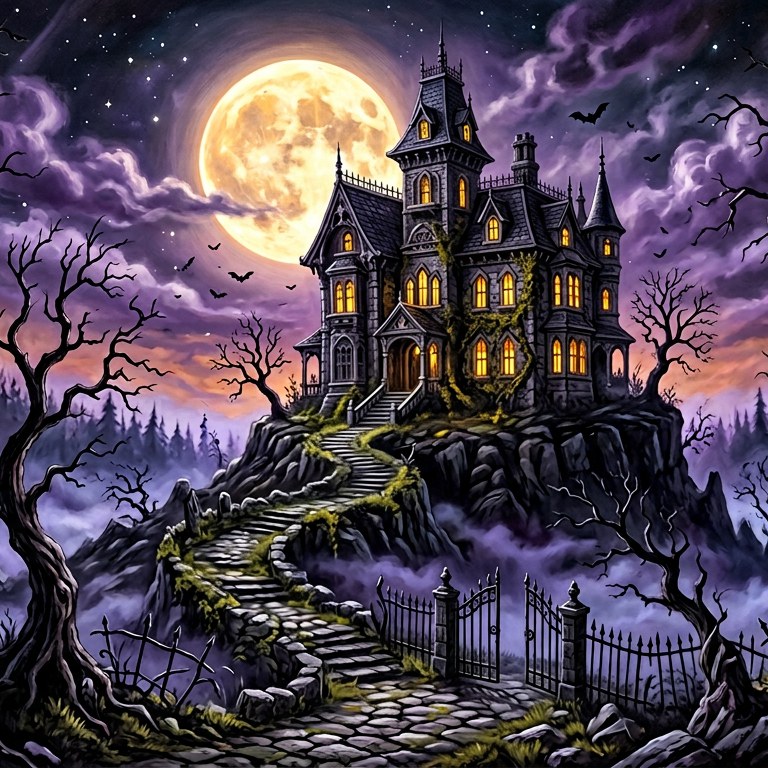 Haunted House - 100 piece jigsaw puzzle | Seasons