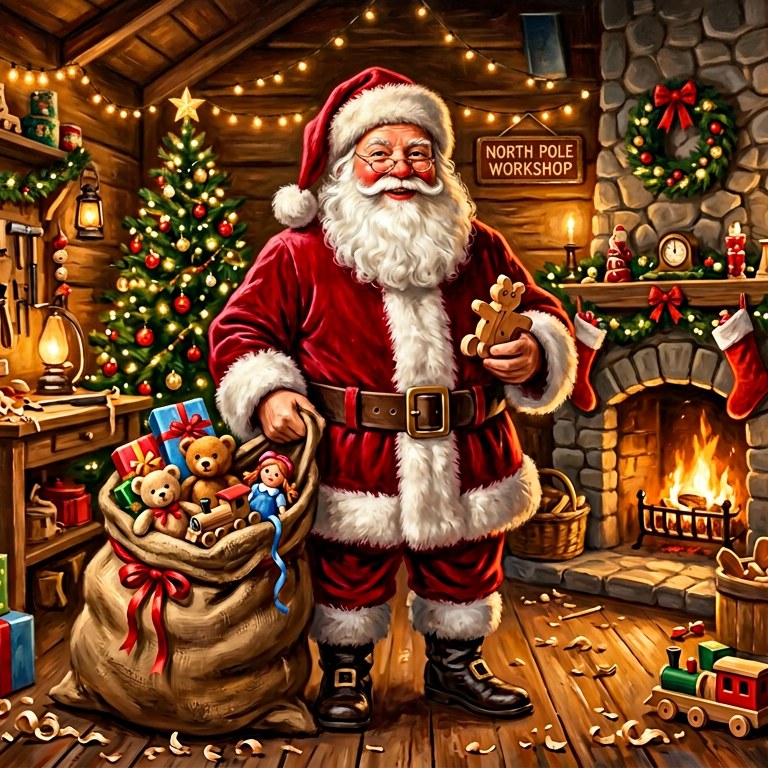 Santa Claus - 25 piece jigsaw puzzle | Seasons