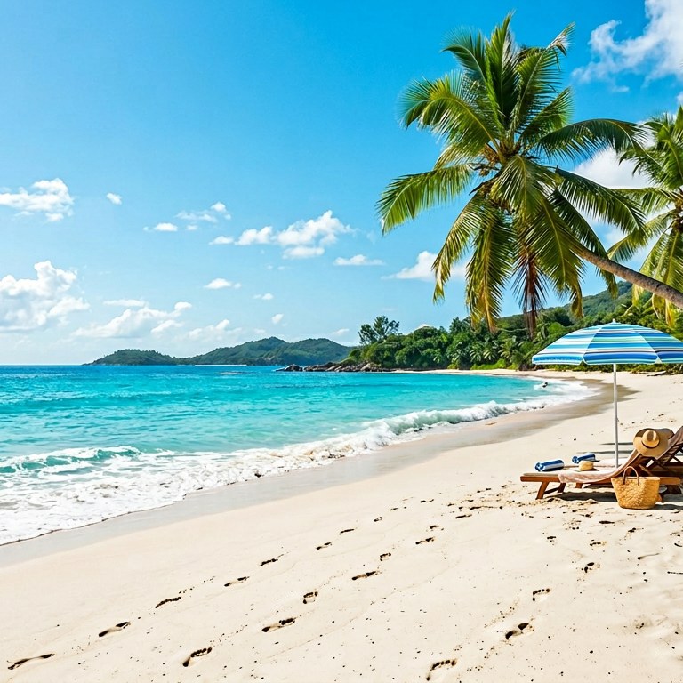 Summer Beach - 49 piece jigsaw puzzle | Seasons