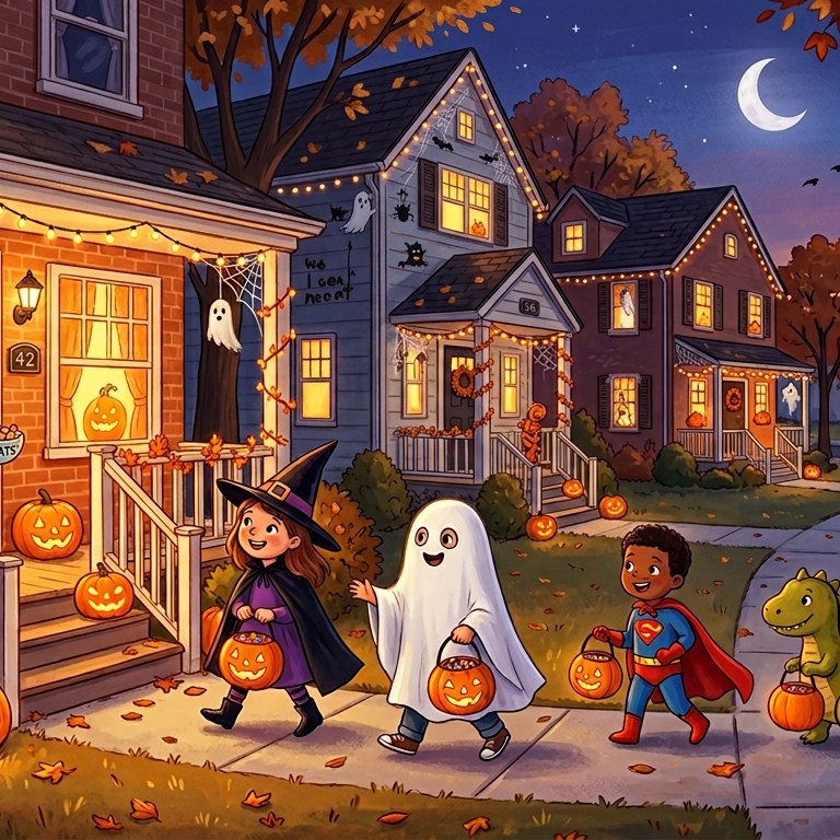 Trick or Treat - 49 piece jigsaw puzzle