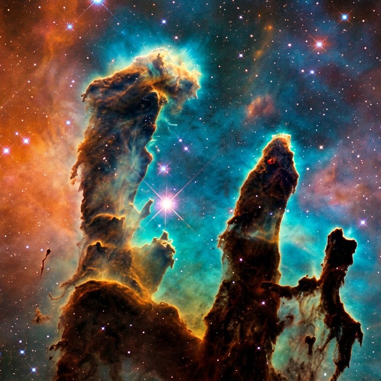 Pillars of Creation - 225 piece jigsaw puzzle | Space