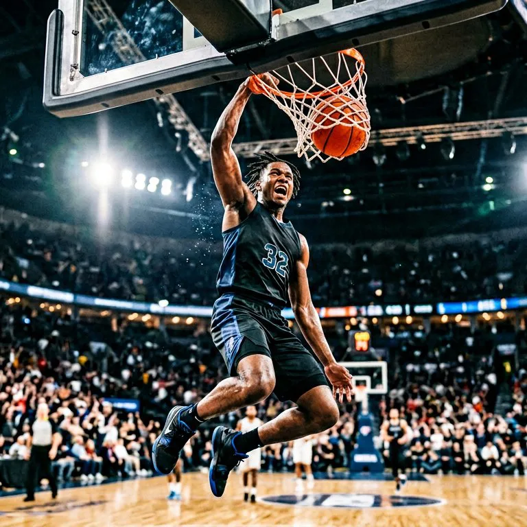 Basketball Dunk - 49 piece jigsaw puzzle | Sports