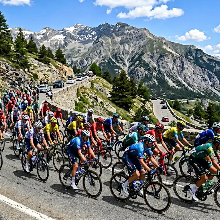 Cycling Race - 49 piece jigsaw puzzle | Sports