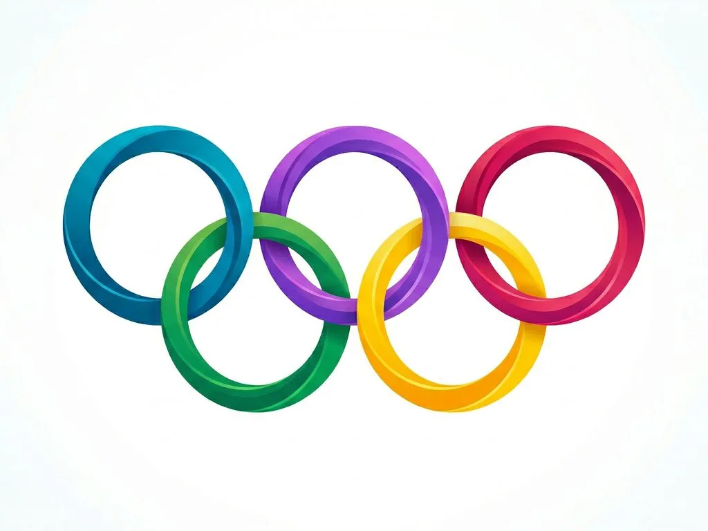 Olympic Rings - 25 piece jigsaw puzzle | Sports