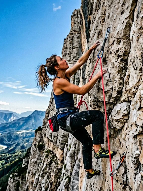 Rock Climbing - 49 piece jigsaw puzzle | Sports