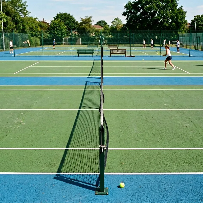 Tennis Court - 49 piece jigsaw puzzle | Sports