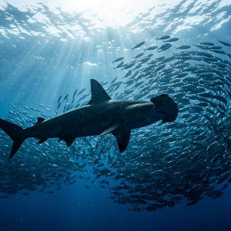 Hammerhead Shark - 100 piece jigsaw puzzle | Underwater