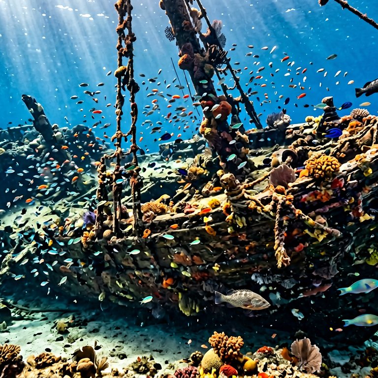 Shipwreck - 225 piece jigsaw puzzle | Underwater