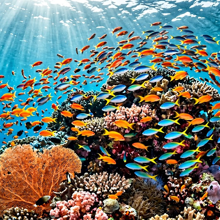 Tropical Fish School - 100 piece jigsaw puzzle | Underwater