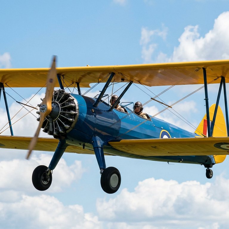 Biplane - 25 piece jigsaw puzzle | Vehicles