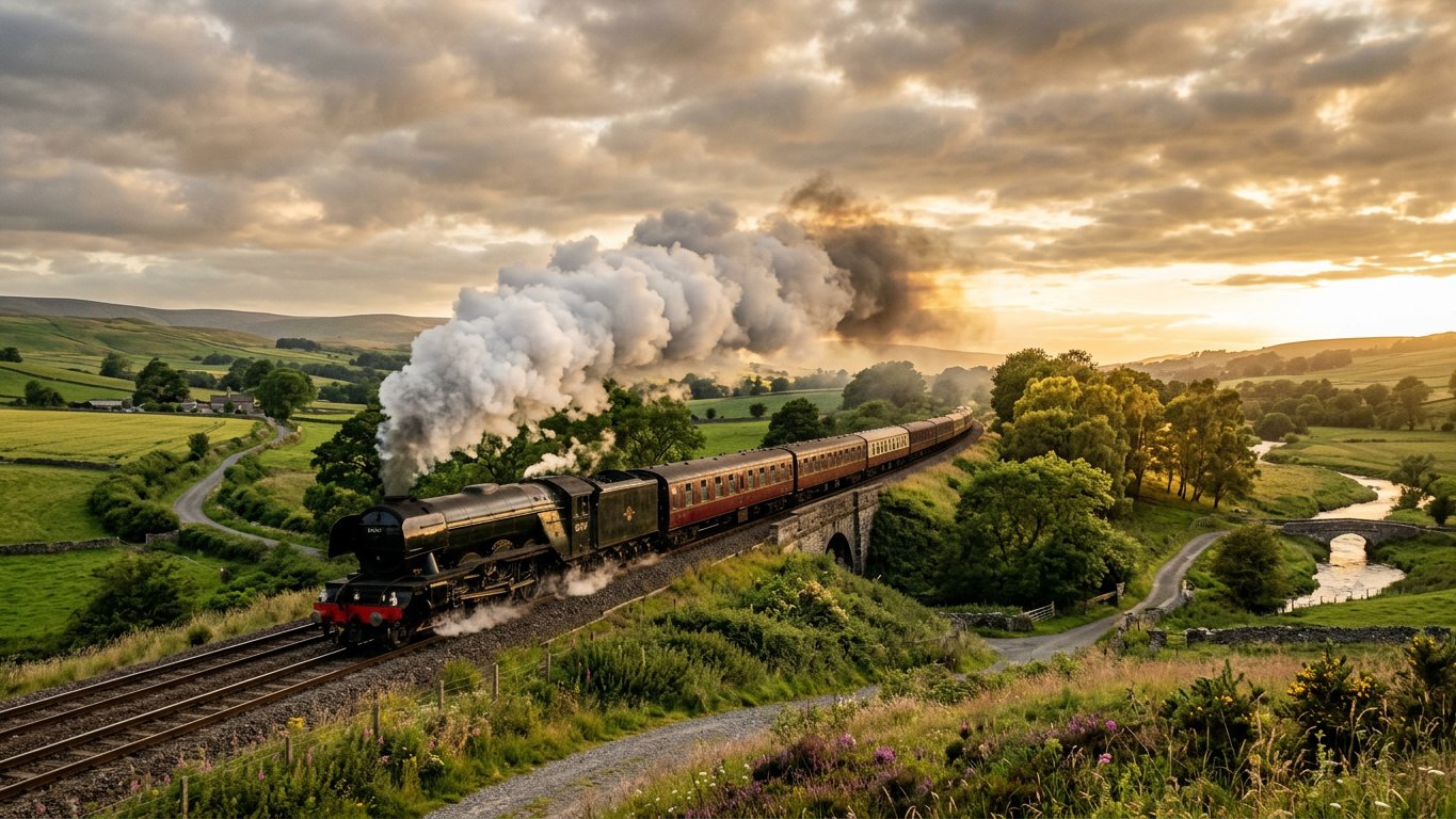 Steam Train - 49 piece jigsaw puzzle | Vehicles